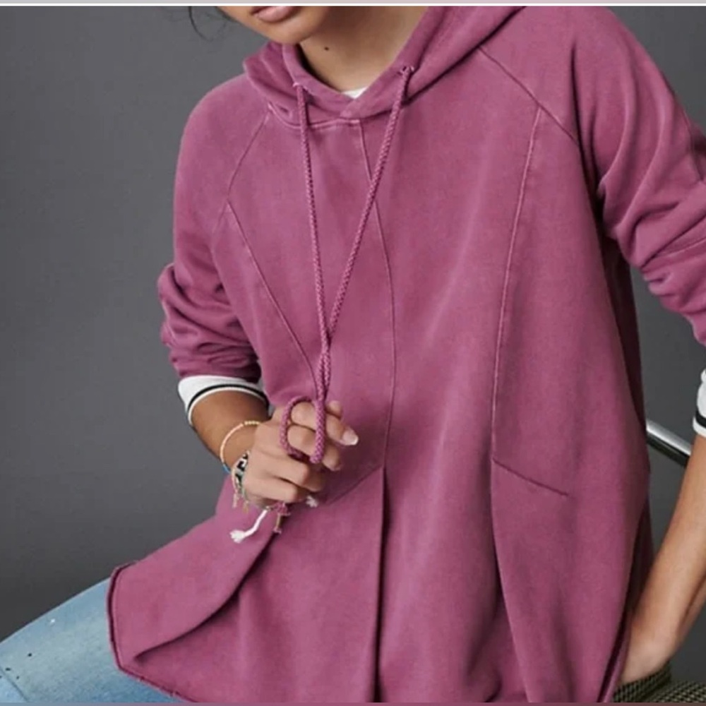 Pilcro Mauve Hoodie Sweatshirt